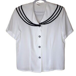 Susan Hutton Sailor Collar Blouse 12 Coquette Soft Girl